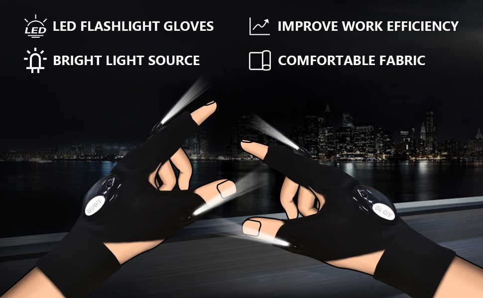 Benefits of Using Rechargeable Flashlight Gloves